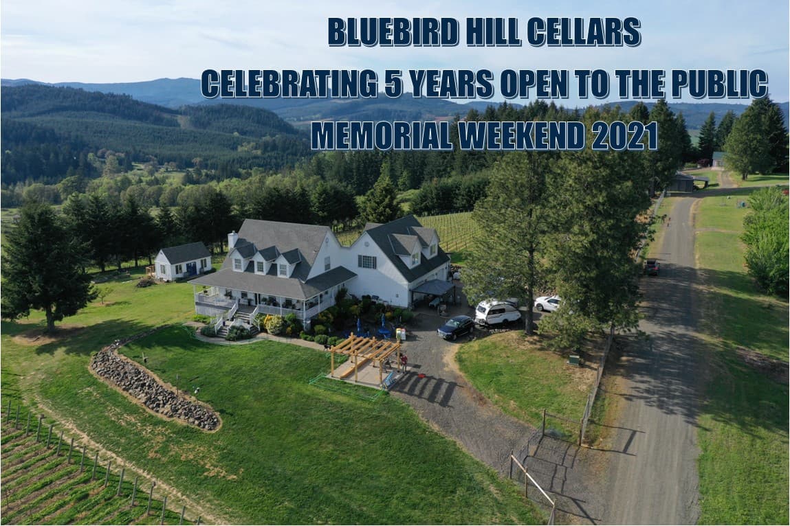 Happy Birthday to Bluebird Hill Cellars!